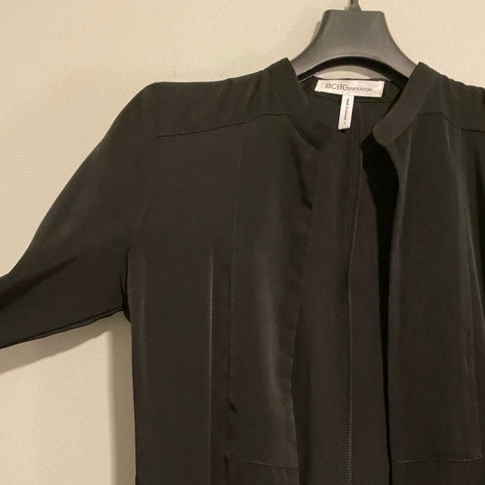 Nwt Bcbgeneration Open Front Waist Tie Jacket - image 5